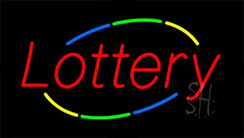 Lottery Animated Neon Sign