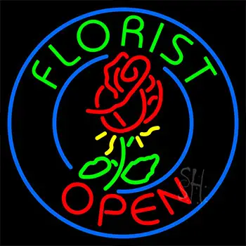 Florist Open Neon Sign