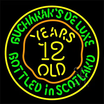 Buchanans 12 Year Old Neon Sign