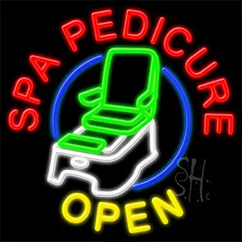 Spa Pedicure Open Neon Sign