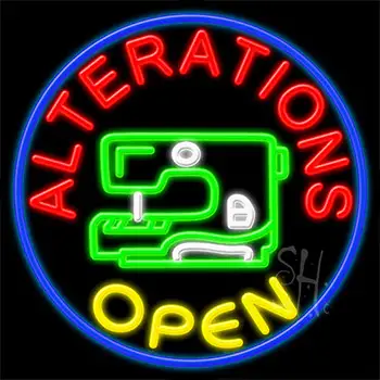 Alterations Open Neon Sign