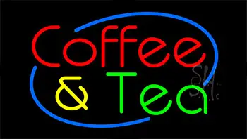 Coffee And Tea Animated Neon Sign