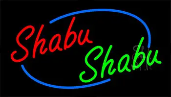 Shabu Shabu Animated Neon Sign