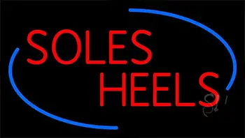 Red Soles Heels Neon Sign
