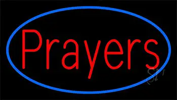 Red Prayers Neon Sign