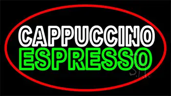 Double Stroke Cappuccino Espresso Neon Sign