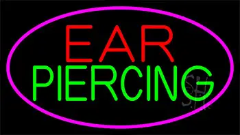 Ear Piercing Neon Sign