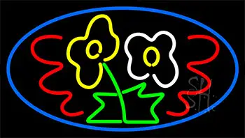 Flower Logo Neon Sign