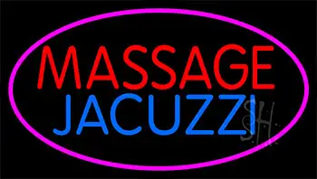 Massage And Jacuzzi Neon Sign
