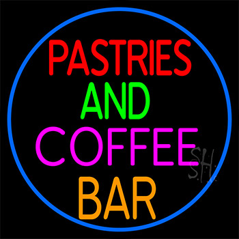 Pastries N Coffee Bar Neon Sign