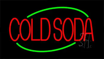 Red Cold Soda Neon Sign