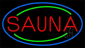 Red Sauna Neon Sign