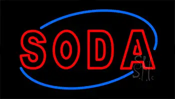 Red Soda Neon Sign