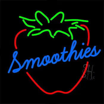 Smoothies Logo Neon Sign