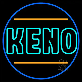 Double Storke Keno 4 Neon Sign