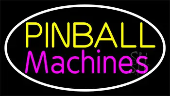 Double Strock Pinball Machines 1 Neon Sign