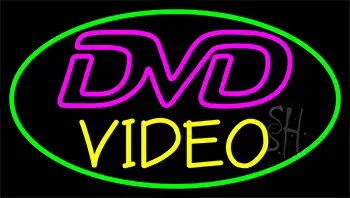 Dvd Video Dics 2 Neon Sign