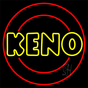 Keno With Ball 2 Neon Sign