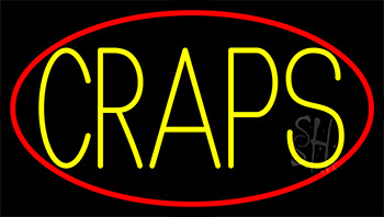 Craps 3 Neon Sign