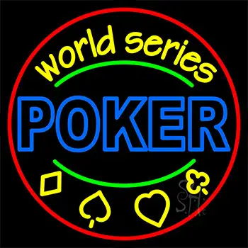 World Series Of Poker 2 Neon Sign