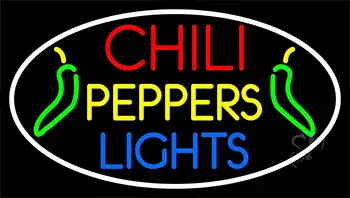 Chili Pepper Lights Neon Sign