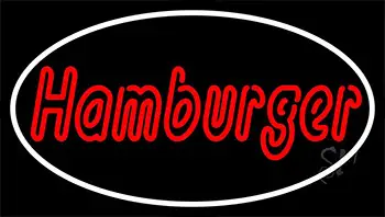 Double Stroke Hamburger Neon Sign