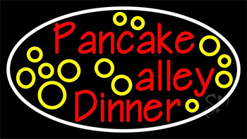 Pancake Alley Dinner Neon Sign