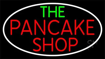 The Pancake Shop Neon Sign