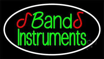 Band Instruments 2 Neon Sign