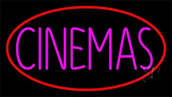 Pink Cinemas Neon Sign