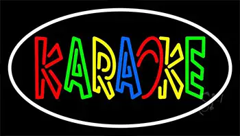Multi Colored Karaoke 2 Neon Sign