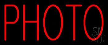 Red Photo Neon Sign