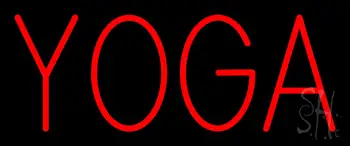 Red Yoga Neon Sign