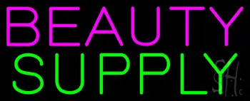 Pink Beauty Green Supply Neon Sign