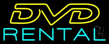 Dvd Rental Neon Sign