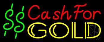 Cash For Gold Neon Sign