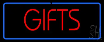 Gifts Rectangle Neon Sign