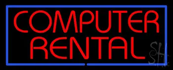 Computer Rental Neon Sign