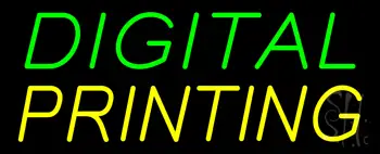Green Yellow Digital Printing Neon Sign