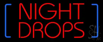 Night Drop Neon Sign