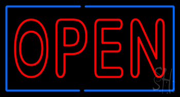 Open Extra Large Neon Sign