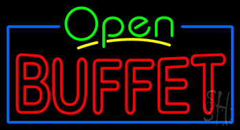 Open Buffet Neon Sign