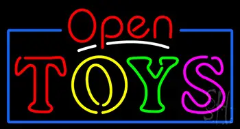 Open Toys Neon Sign