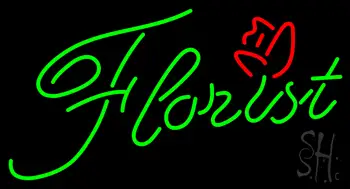 Green Florist Neon Sign
