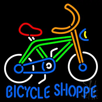 Bicycle Shoppe Neon Sign
