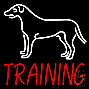 Dog Training Neon Sign