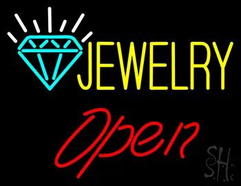 Jewelry Open Neon Sign