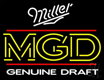 Mgd Logo Neon Sign