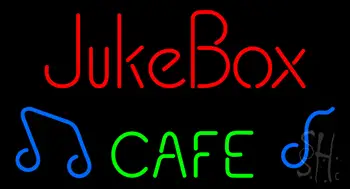 Juke Box Cafe Neon Sign
