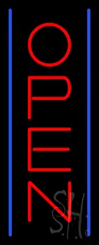 Open Vertical Style Neon Sign